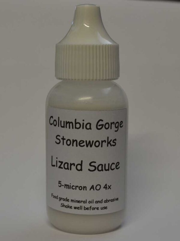 5-micron aluminum oxide stropping emulsion