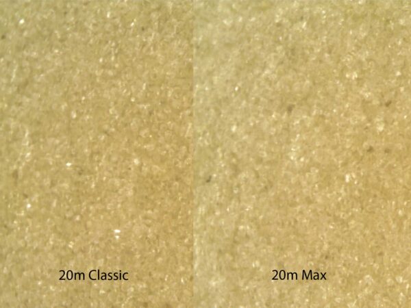 20 micron diamond stone comparison.